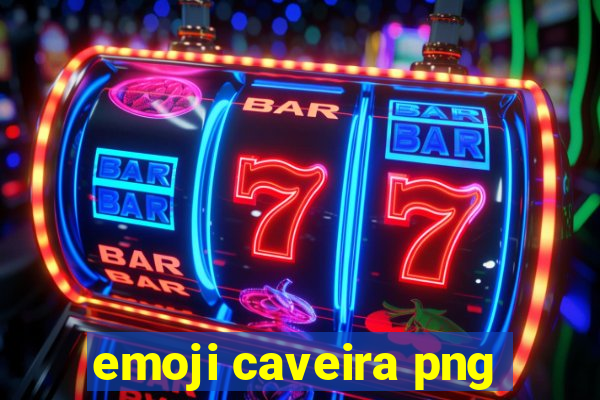 emoji caveira png